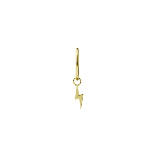 Gold Nickel Free Cobalt Chrome Jewellery Charm - Flash Premium Zirconia 