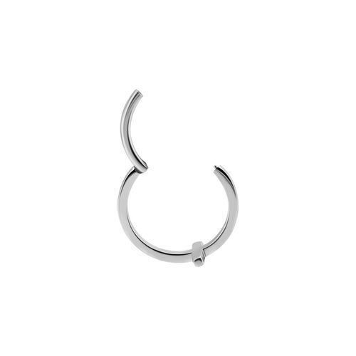 Surgical Steel Conch Ring - Cross 16 Gauge - 11mm