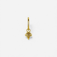 Gold Steel Lantern Jewellery Charm