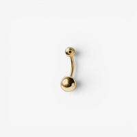 Gold Steel Belly Ring
