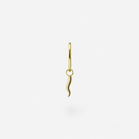 Gold Nickel Free Cobalt Chrome Chilli Jewellery Charm