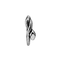 Surgical Steel Hinged Conch Ring - Snake