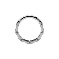 Surgical Steel Conch Ring - Chain