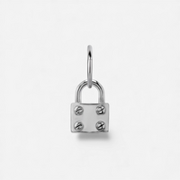 Surgical Steel Padlock Charm
