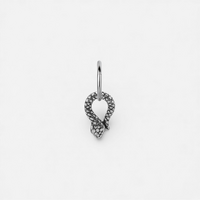 Surgical Steel Snake Jewellery Charm