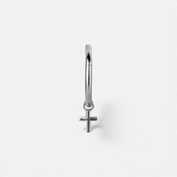 Surgical Steel Cross Charm