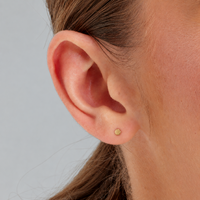 14K Gold Attachment for Threadless Labret - Disc