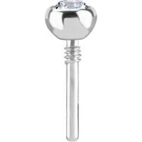 Sterilised Titanium  - Premium Zirconia - 2.2mm Internal Thread Labret Attachment