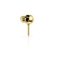Gold Steel - Skull - 6.5mm Internal Thread Labret Attachment