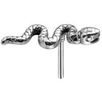 Surgical Steel - Snake - 12mm Internal Thread Labret Attachment