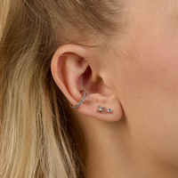 Rose Gold Titanium - Premium Zirconia - 3mm Threadless Attachment