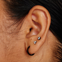 Black Titanium - Premium Zirconia - 4mm Threadless Attachment