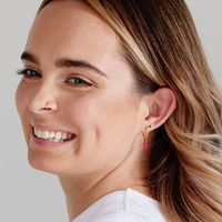 Gold Titanium - Inverted Black Premium Zirconia - 3mm Threadless Attachment