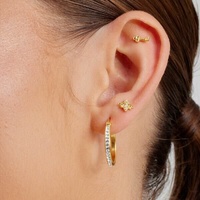 Gold Steel - Key Premium Zirconia - 7mm Threadless Attachment