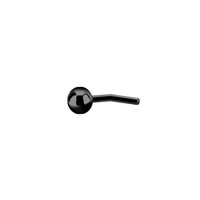 Black Titanium - Ball - 3mm Threadless Attachment