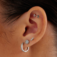 Surgical Steel - Premium Zirconia - Rectangle - 5.5mm Threadless Attachment