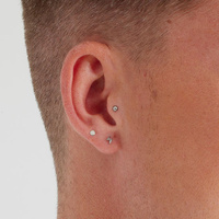 Titanium - Disc - 3mm - Threadless Attachment