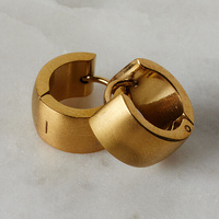 Surgical Stainless Brushed Gold PVD Cuffs