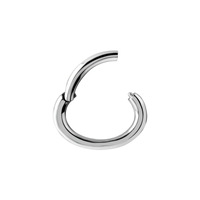 Surgical Steel Oval Rook Ring