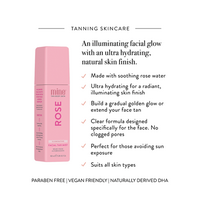 Mine Tan - Rose Illuminating Facial Tan Mist 100ml