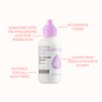 Mine Tan - Tri-Hyaluronic Acid Tan Serum Drops 60ml