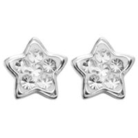 Surgical Steel Ear Studs - Jewelled Star