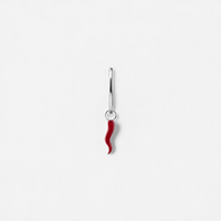 Nickel Free Cobalt Chrome Chilli Enamel Jewellery Charm