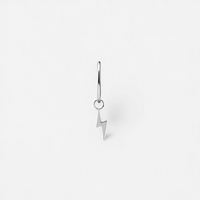 Nickel Free Cobalt Chrome Jewellery Charm - Flash Premium Zirconia 