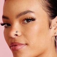 Surgical Steel Pigtail Nose Stud - Opal Star