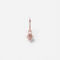Rose Gold Steel Lantern Charm