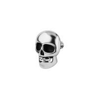 Surgical Steel Attachment for (Type S) Internal Thread Labret - Skull - 6.5mm