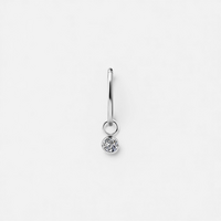 Titanium Round Cluster Charm - Premium Zirconia - 4mm