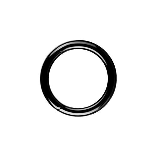 Black Titanium Hinged Ring