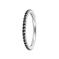 Surgical Steel Conch Ring - Premium Zirconia