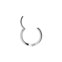 Surgical Steel Hinged Conch Ring - V Shape