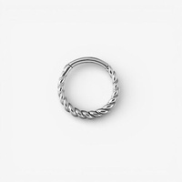 Surgical Steel Hinged Rope Ring