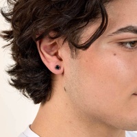 Surgical Steel Ear Studs - Round Cubic Zirconia