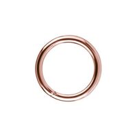 Rose Gold Titanium Hinged Ring