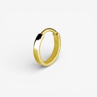 Gold Steel Conch Ring