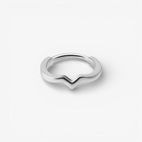 Surgical Steel Conch Ring - V Shape