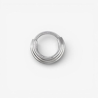 Surgical Steel Hinged Multi Layered Ring