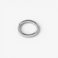 Surgical Steel Oval Rook Ring