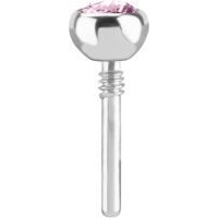 Titanium Attachment for Internal Thread Labret - Premium Zirconia