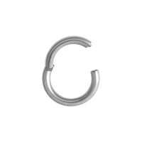 Titanium Hinged Ring