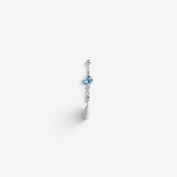 Surgical Steel Belly Ring - Jewel and Feather Jewellery Charm