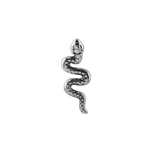 Surgical Steel Attachment for Internal Thread Labret - Snake - 12mm