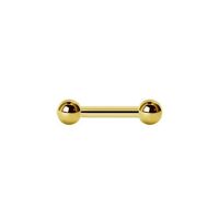 Gold Steel Nipple Bar