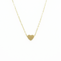 Gold Surgical Steel Mini Heart Necklace