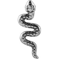 Surgical Steel - Snake - 12mm Internal Thread Labret Attachment