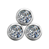 Titanium - Premium Zirconia - Trio - 2.5mm Internal Thread Labret Attachment